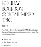 Holiday Bourban Coctail Mixer