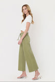 Eucalyptus HR Wide Crop w/Drawstring