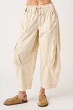 Barrel Oatmeal Parrachute PantsPants