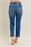 HW Vintage Wash Release Hem Kick Flare Jean