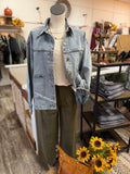 Vintage Denim Jacket square pocket