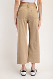 Soft Washed Slant Pocket Pants Taupe
