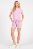 Luxe Short Set Ice Pink