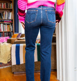 Grace Vintage Wash Thermal Straight Jeans