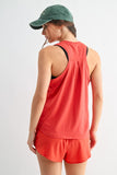 Cotton Tank Blushed Brick