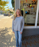 Pop Color Blanket Stitch Sweater