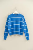 Crew Neck Stripe Sweater