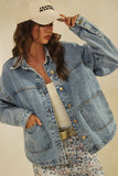 Vintage Denim Jacket square pocket