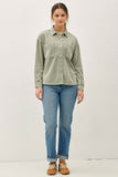 Cozy Cotton Terry Jacket Sage