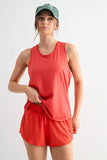 Cotton Tank Blushed Brick