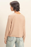 Cozy Knit L/S Taupe
