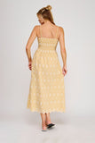 Floral Embroidered Gingham Dress