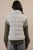 Puffer Vest Ecru