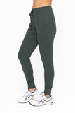 Slim Fit Paneled Joggers Deep Forest