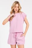 Luxe Short Set Ice Pink