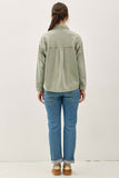 Cozy Cotton Terry Jacket Sage