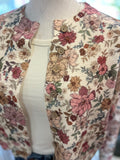 Floral Button Cardigan Sweater