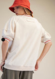 S/S Mineral Wash Top Boho Natural