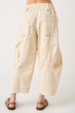 Barrel Oatmeal Parrachute PantsPants
