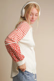 Oversized Floral Stripe Top