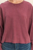 Mineral Washed Waffle Shirt