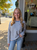 Pop Color Blanket Stitch Sweater