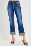 Greta HR Ankle Cuff Denim Medium