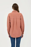 Plus RibKnit Soft Shacket Terracotta