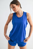 Cotton Tank Deep Indigo