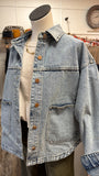 Vintage Denim Jacket square pocket