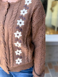 Flower Embroidery Cardigan