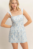 Mini Floral Skort Dress
