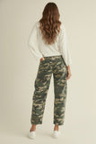 Camo Cargo Pants w/ Rope String