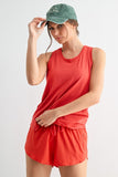 Cotton Tank Blushed Brick