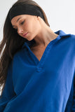 Malibu Vintage Henley Sweatshirt