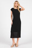 Slim Fit Midi Knit Dress