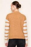 Blanket Stitch Sweater Stripe Slvs