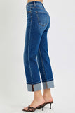 Greta HR Ankle Cuff Denim Medium