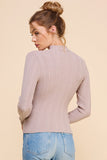 Soft Lightweight Pointelle Sweater