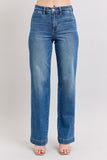 Highwaist Contrast Thread Straight Jean Md.