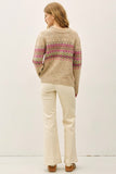 Chunky Knit Fair Isle Sweater