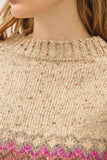 Chunky Knit Fair Isle Sweater