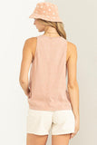 Casual Weekend Cotton Tank Dusty Clay