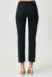 Courtney Mid Rise Slim Tapered Blk