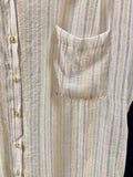 Striped Button Up S/S Shirt